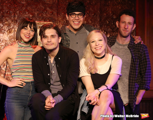 Krista Rodriguez, Andy Mientus, George Salazar, Lauren Marcus and Nick Blaemire  Photo