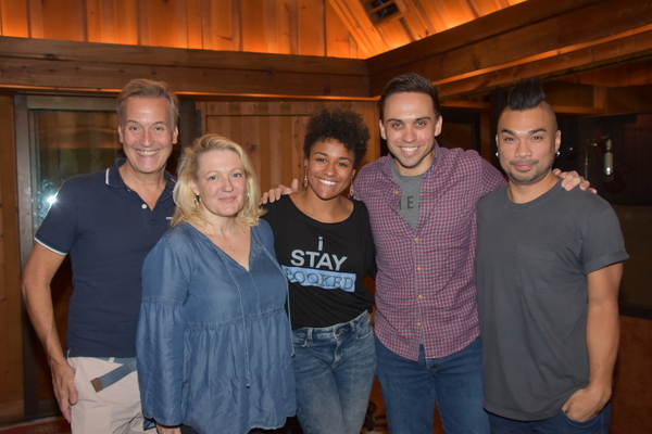 Frank Conway, Lynn Pinto (Producer), Ariana DeBose, Taylor Peckham and Andros Rodrigu Photo