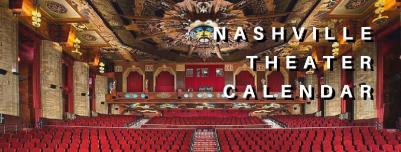 SAVE THE DATE: Nashville Theater Calendar for October 8, 2018 
