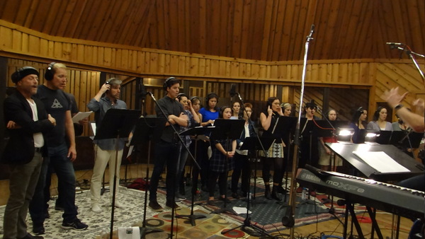 Exclusive Photo Coverage: All Is Calm as THE PHANTOM OF THE OPERA Cast Records for Carols for a Cure! Image