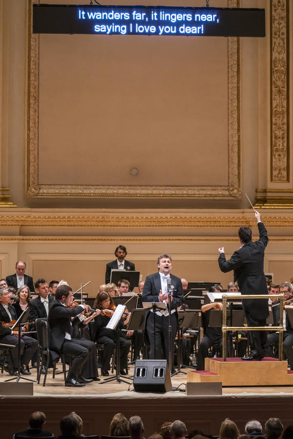 Photo Flash: Jonas Kaufmann at Carnegie Hall with Orchestra of St. Luke's Image
