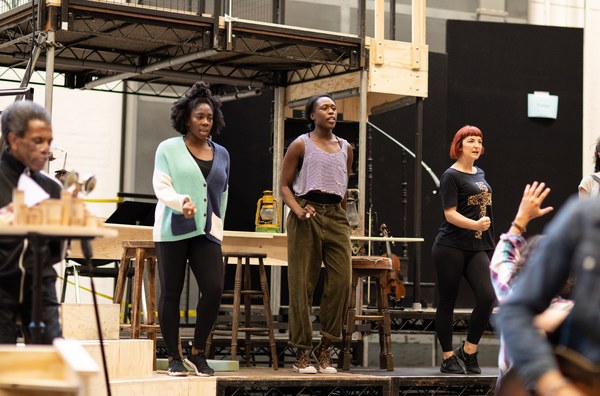 Photo Flash: In Rehearsal For HADESTOWN at the National Theatre Image