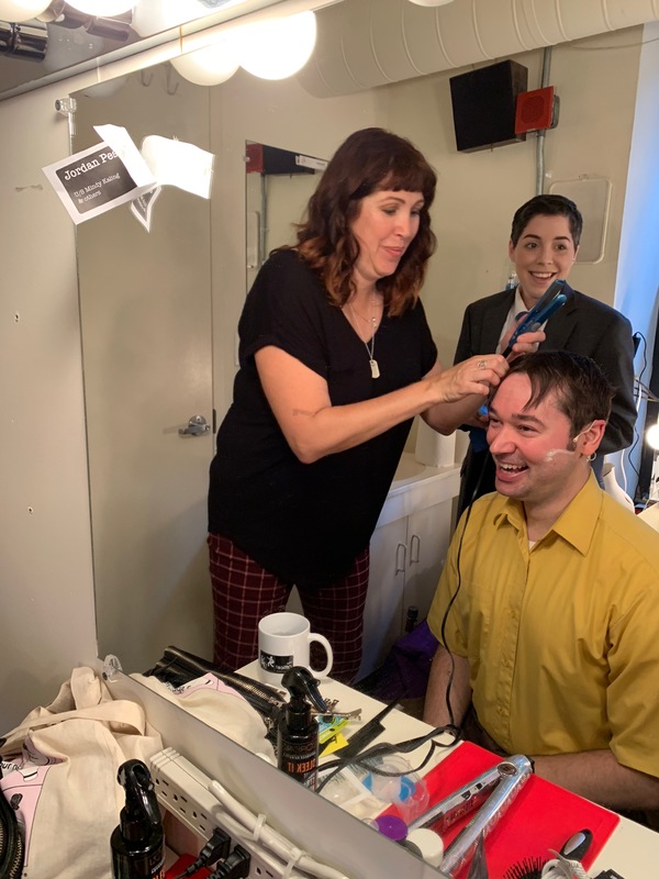 Photo Flash: 'The Office' Hair Supervisor Kim M. Ferry Visits THE OFFICE: A MUSICAL PARODY 