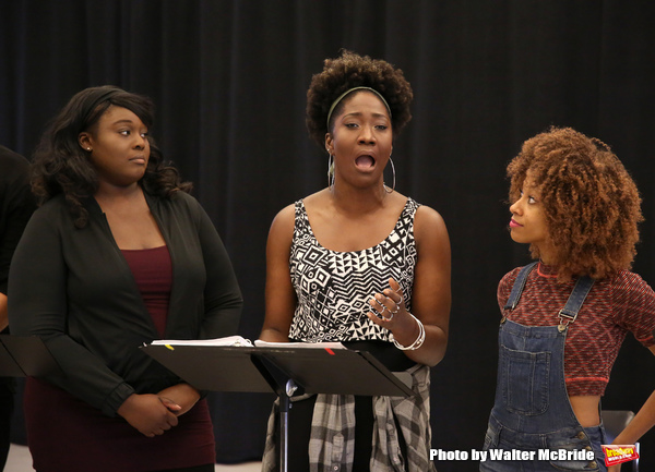 Photo Coverage: In Rehearsal With Megan Hilty, Josh Radnor, and the Cast of The Kennedy Center's LITTLE SHOP OF HORRORS Image