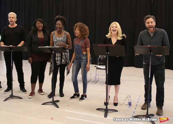 Photo Coverage: In Rehearsal With Megan Hilty, Josh Radnor, and the Cast of The Kennedy Center's LITTLE SHOP OF HORRORS Image