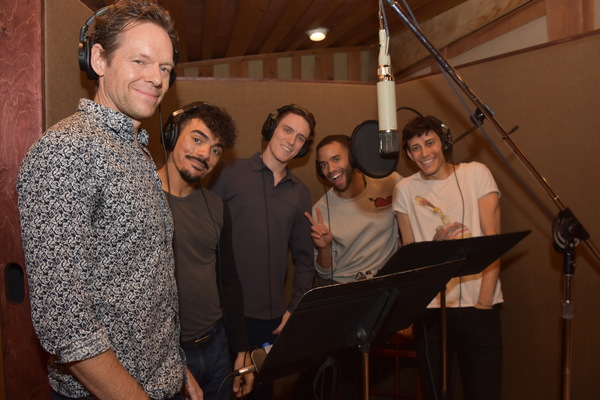 Exclusive Photo Coverage: HEAD OVER HEELS Cast Goes Head Over Holidays for Carols For A Cure! Image