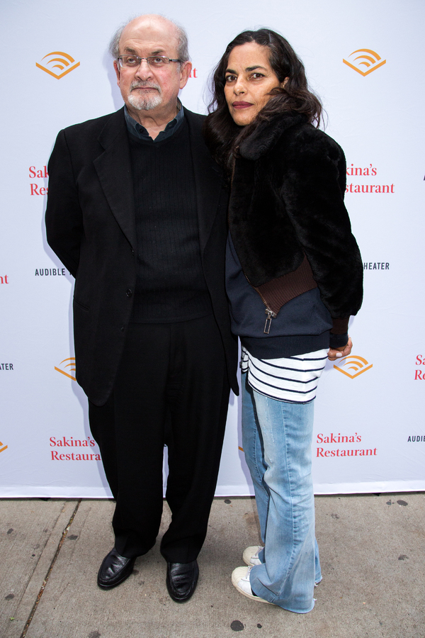 Salman Rushdie, Sarita Choudhury Photo