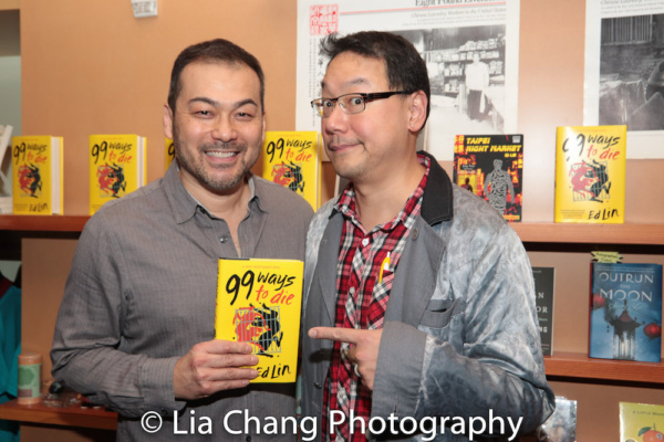 David Shih and author Ed Lin Photo
