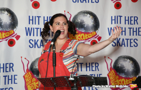 Photo Coverage: Diana DeGarmo and Ace Young Preview HIT HER WITH THE SKATES Image