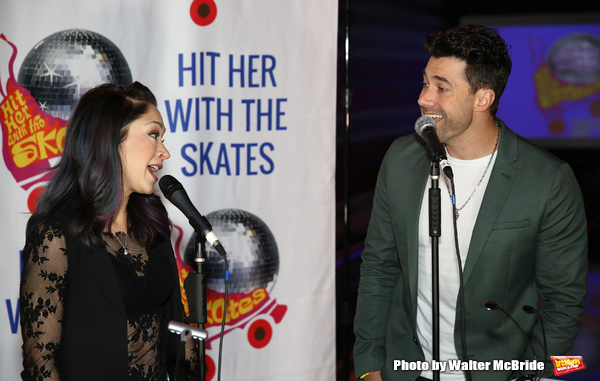 Photo Coverage: Diana DeGarmo and Ace Young Preview HIT HER WITH THE SKATES Image