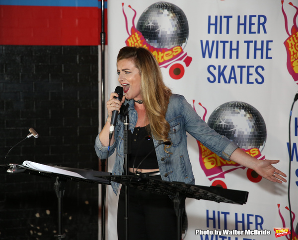 Photo Coverage: Diana DeGarmo and Ace Young Preview HIT HER WITH THE SKATES Image