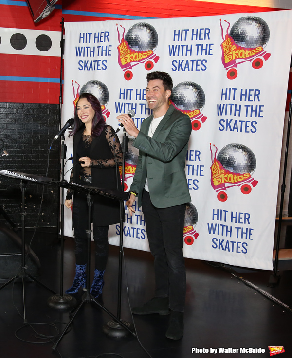 Photo Coverage: Diana DeGarmo and Ace Young Preview HIT HER WITH THE SKATES Image