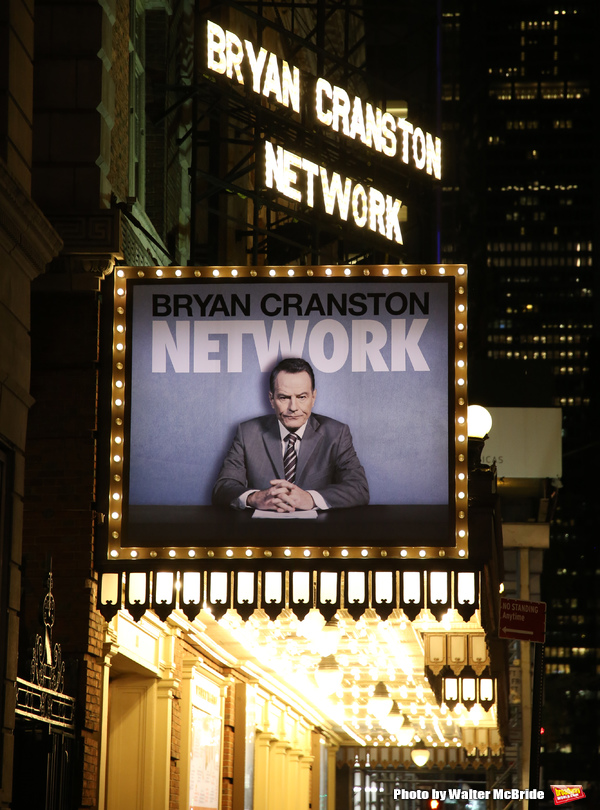Up on the Marquee: NETWORK on Broadway! Image