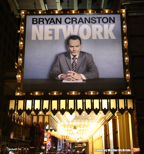 Up on the Marquee: NETWORK on Broadway! Image