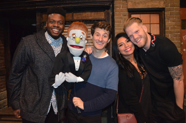 Photo Flash: Pentatonix Pays a Visit to AVENUE Q Image