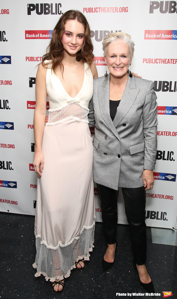 Grace Van Patten and Glenn Close Photo