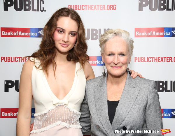 Grace Van Patten and Glenn Close  Photo