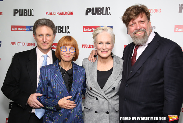 Matthew Penn, Jane Anderson, Glenn Close and Oskar Eustis  Photo