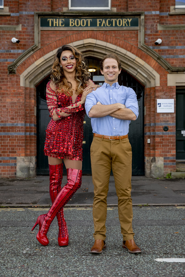 Photo Flash: KINKY BOOTS Cast Visits Wolverhampton's original Boot Factory Image