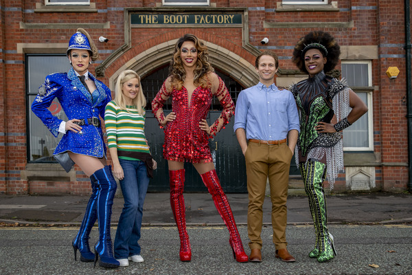 Photo Flash: KINKY BOOTS Cast Visits Wolverhampton's original Boot Factory Image