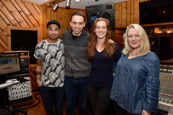 Exclusive Photo Coverage: BEAUTIFUL's Kennedy Caughell Belts It Out for Carols For A Cure! Image