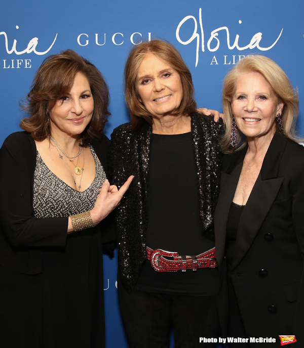 Kathy Najimy, Gloria Steinem and Daryl Roth Photo