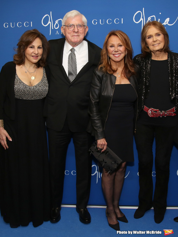 Kathy Najimy, Phil Donahue, Marlo Thomas and Gloria Steinem Photo