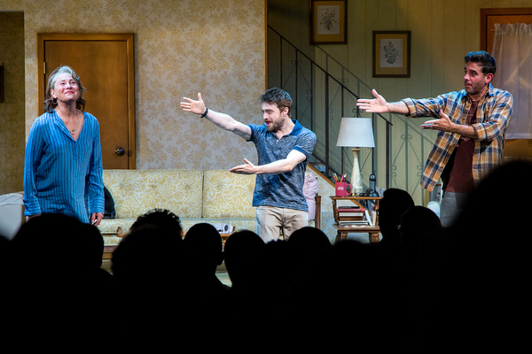 Cherry Jones, Daniel Radcliffe, Bobby Cannavale Photo