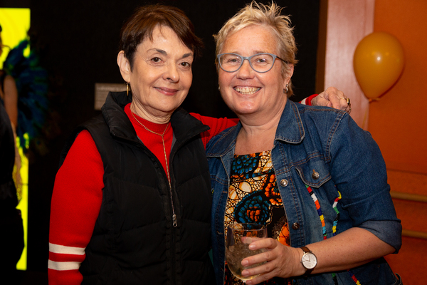 Cora Cahan, president of The New 42nd Streey with Claudia Lloyd, director of Tinga Ti Photo