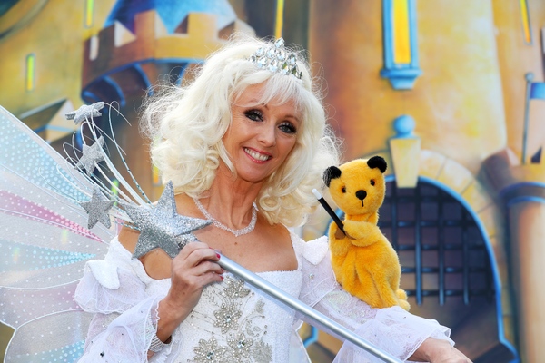 Pictured: Debbie McGee as the Lovely Fairy Crystal with Sooty Photo