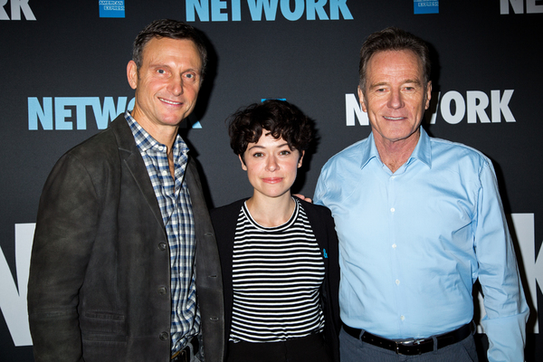 Photo Coverage: Bryan Cranston and the Company of NETWORK Meet the Press! Image