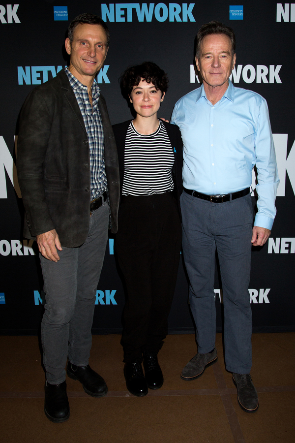 Photo Coverage: Bryan Cranston and the Company of NETWORK Meet the Press! Image