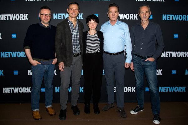 Photo Coverage: Bryan Cranston and the Company of NETWORK Meet the Press! Image