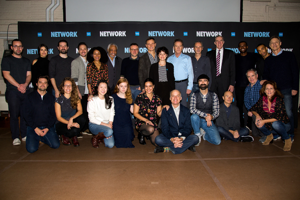 Photo Coverage: Bryan Cranston and the Company of NETWORK Meet the Press! Image