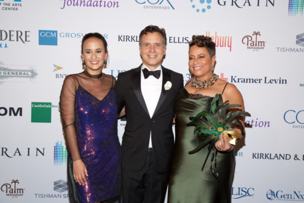 Honoree, singer/songwriter Rachel Brown, her father Neil Brown and actress Angleique  Photo