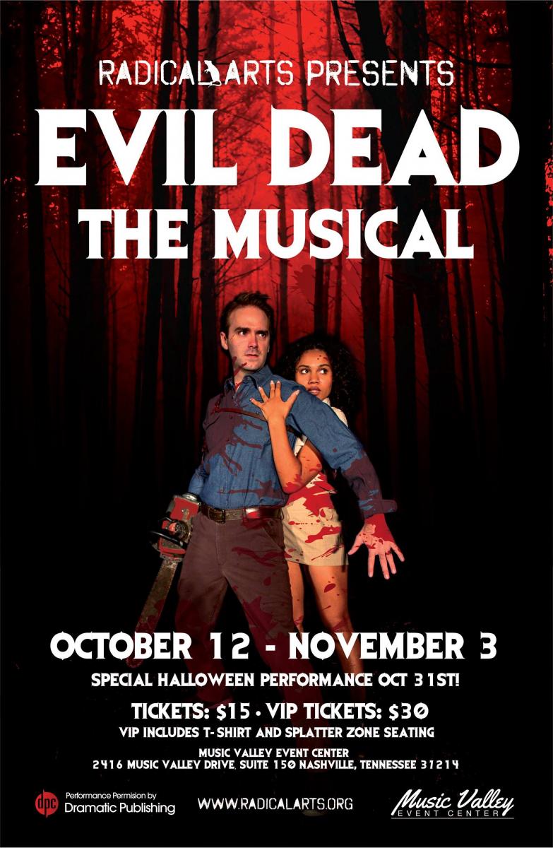 Review: Radical Arts' EVIL DEAD, THE MUSICAL is Bloody Good Halloween Fun 