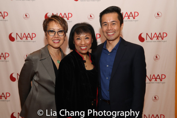 NAAP Co-founders Nina Zoie Lam, Baayork Lee and Steven Eng Photo