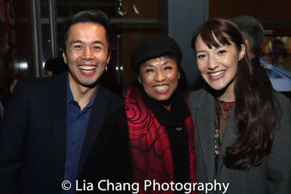 Steven Eng, Baayork Lee and Katie Mariko Murray at 