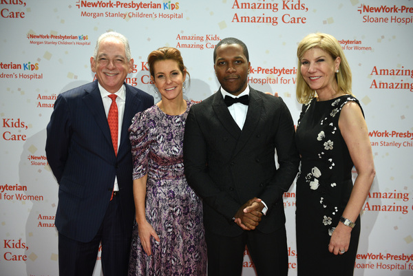 Steven J. Corwin, MD, Stephanie Ruhle, Leslie Odom, Jr. and Laura Forese, MD  Photo