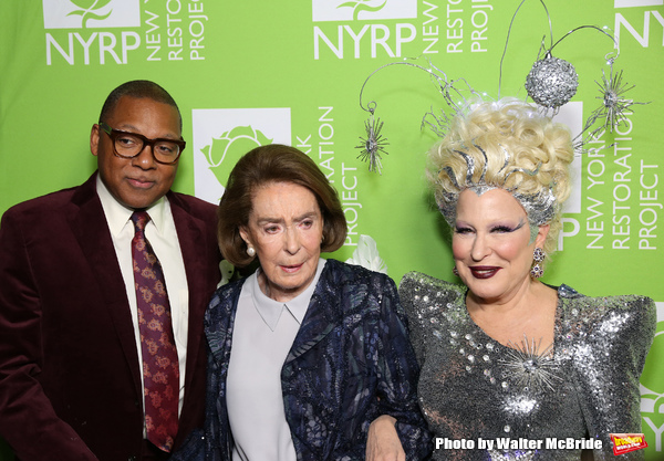 Wynton Marsalis, Mica Ertegun and Bette Midler Photo