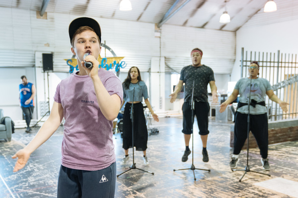 Photo Flash: In Rehearsal with the UK Tour of BILLIONAIRE BOY 