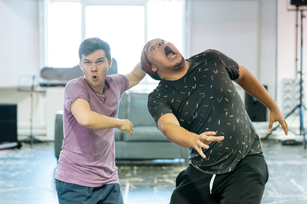 Photo Flash: In Rehearsal with the UK Tour of BILLIONAIRE BOY Image
