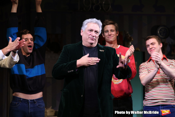 Harvey Fierstein with the cast Photo