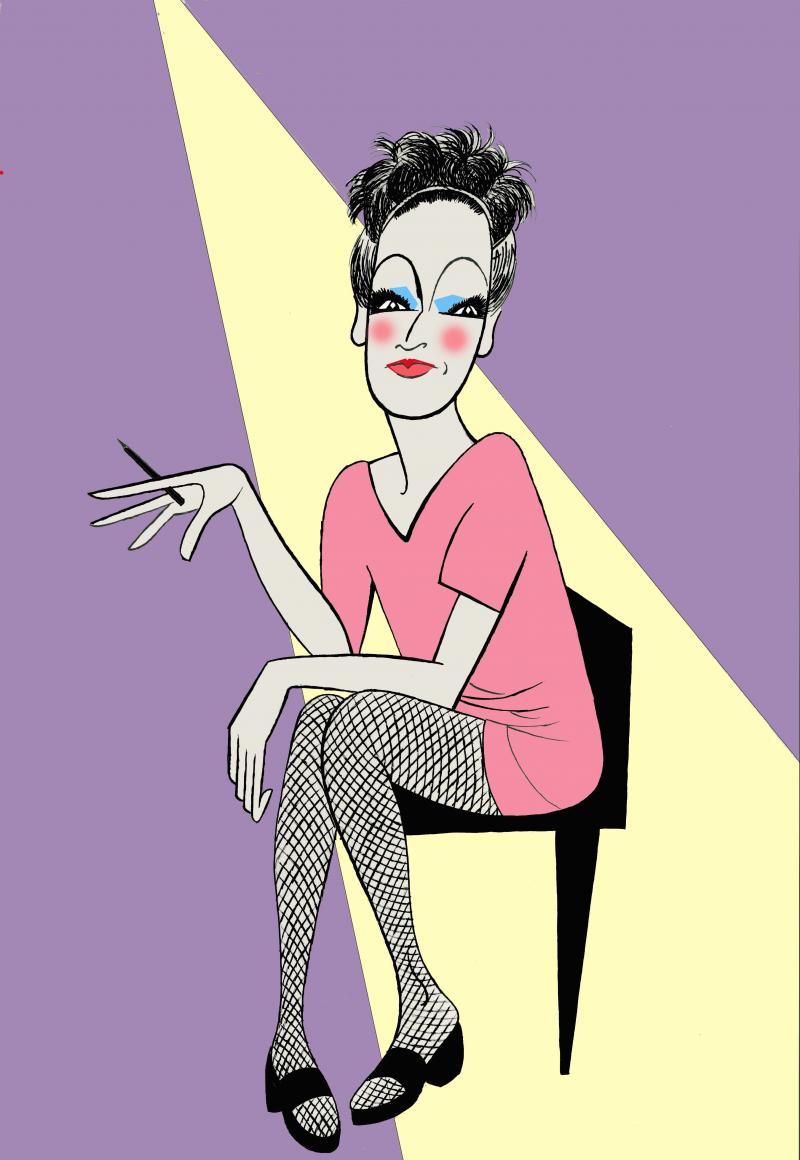 BWW Exclusive: Ken Fallin Draws the Stage - Michael Urie in TORCH SONG! Image