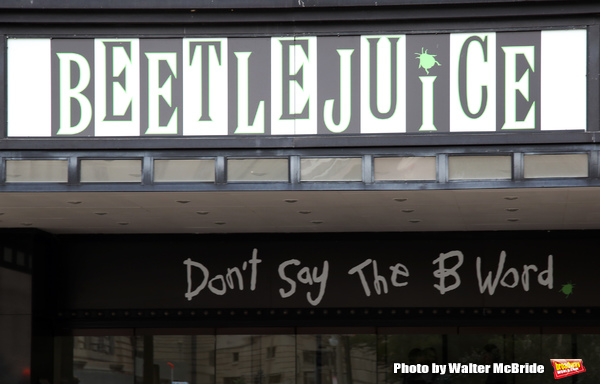 Up on the Marquee: BEETLEJUICE at the National Theatre Image