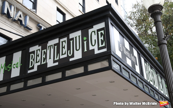 Up on the Marquee: BEETLEJUICE at the National Theatre Image
