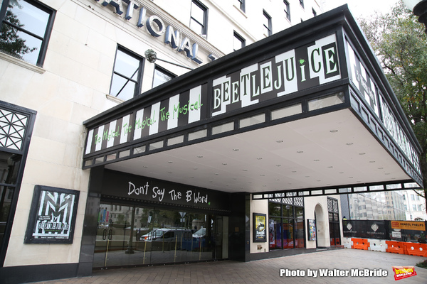 Up on the Marquee: BEETLEJUICE at the National Theatre Image