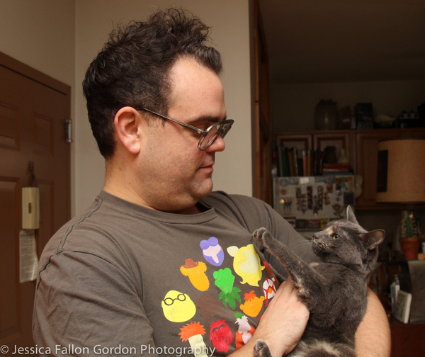 Tails of Broadway: Greg Hildreth Curls Up with Pigeon and Basil! Image