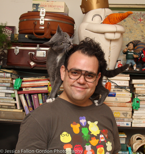 Tails of Broadway: Greg Hildreth Curls Up with Pigeon and Basil! Image