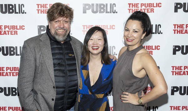 Public Theater Artistic Director Oskar Eustis, Director Jenny Koons, and Director of  Photo